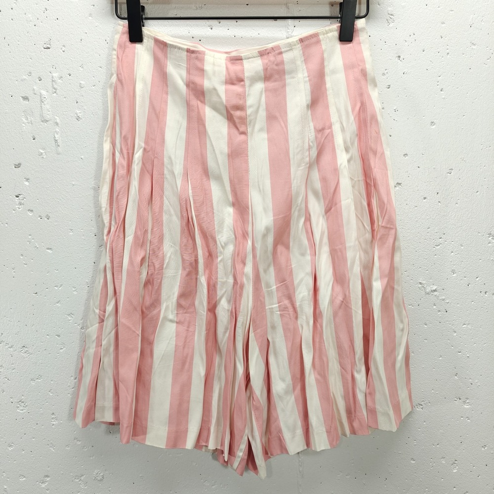Britland Womens Size 9 VTG‎ Dress Shorts Pink White Striped